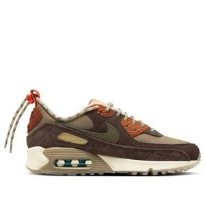 Nike Air Max Brown and Orange Athletic Shoes